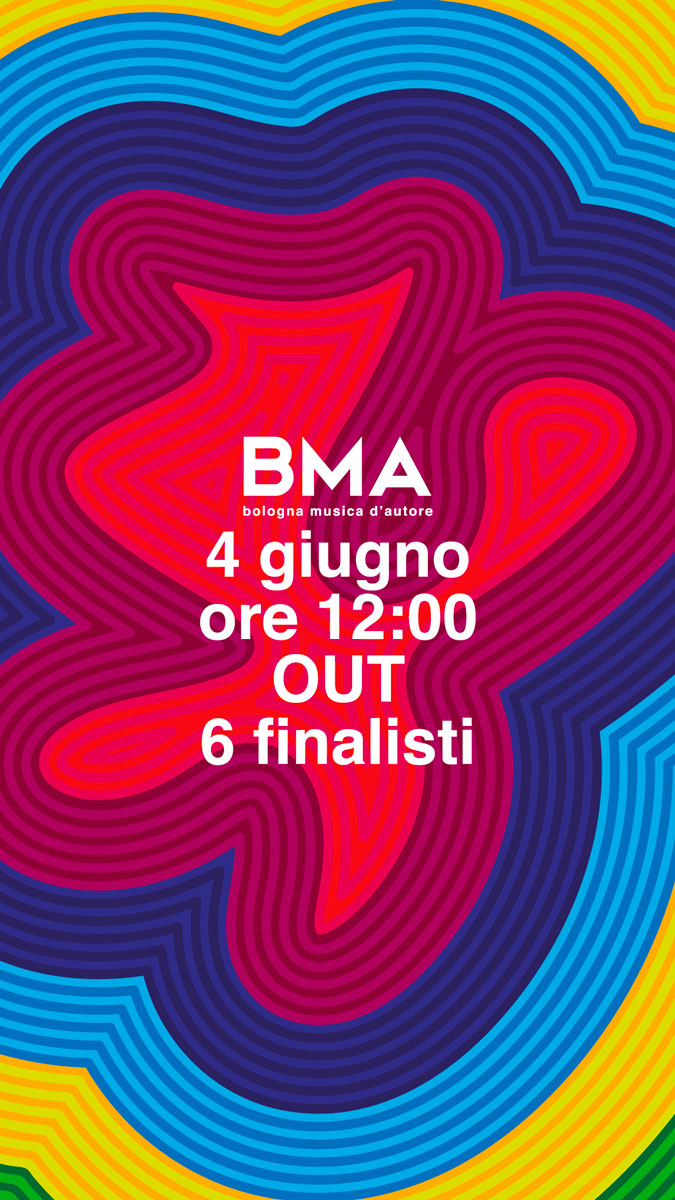BMA Bologna Musica d'Autore - Visual 04 - Design Umberto Angelini