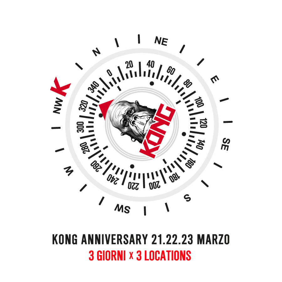 Kong Anniversary Bussola - Design Umberto Angelini
